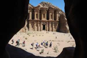 Jordanien Reisegruppe in Petra