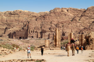 Die Königswand in Petra