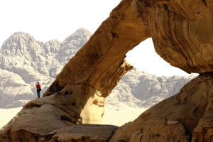 Felsbrücke im Wadi Rum
